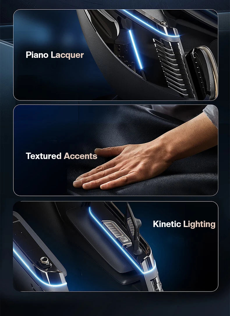 2026 Deluxe Dual Core 4D SL Track Massagesessel mit Zero-Gravity-Körperscan Bester 3D-Luxus-Massagesessel