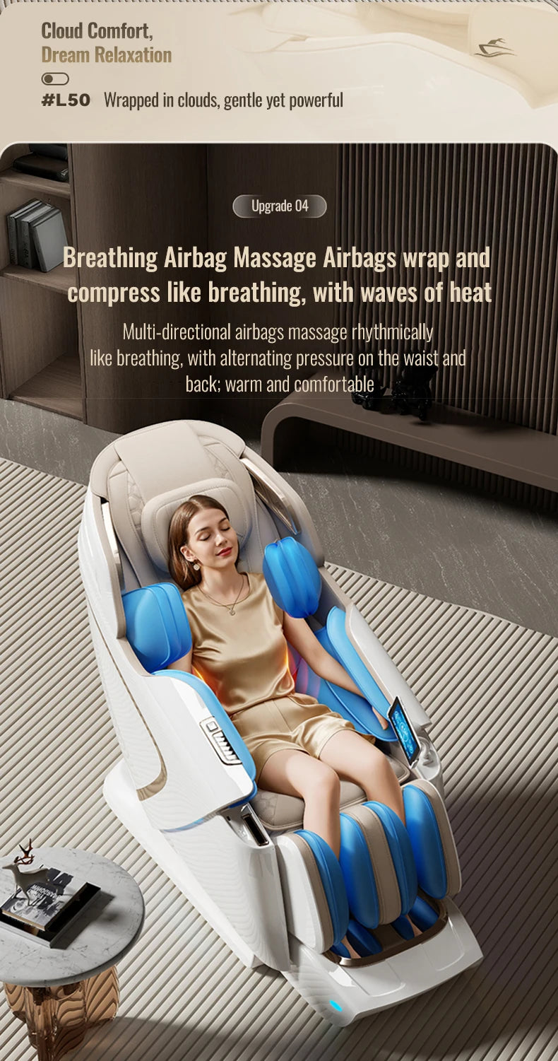 2026 Künstliche Intelligenz Gesundheitswesen Produkte Ganzkörper 4D Schwerelosigkeit Luxus S L Track Massagesessel