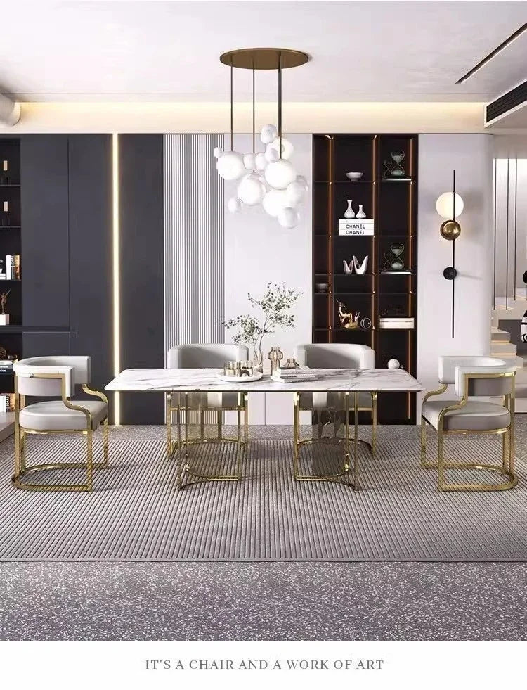 Luxuriöse, moderne, schlichte Freizeitstühle, Esszimmerstühle, Heimbesprechungsstühle, Mode-Make-up-Stühle, Teetischstühle