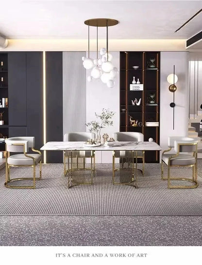 Luxuriöse, moderne, schlichte Freizeitstühle, Esszimmerstühle, Heimbesprechungsstühle, Mode-Make-up-Stühle, Teetischstühle