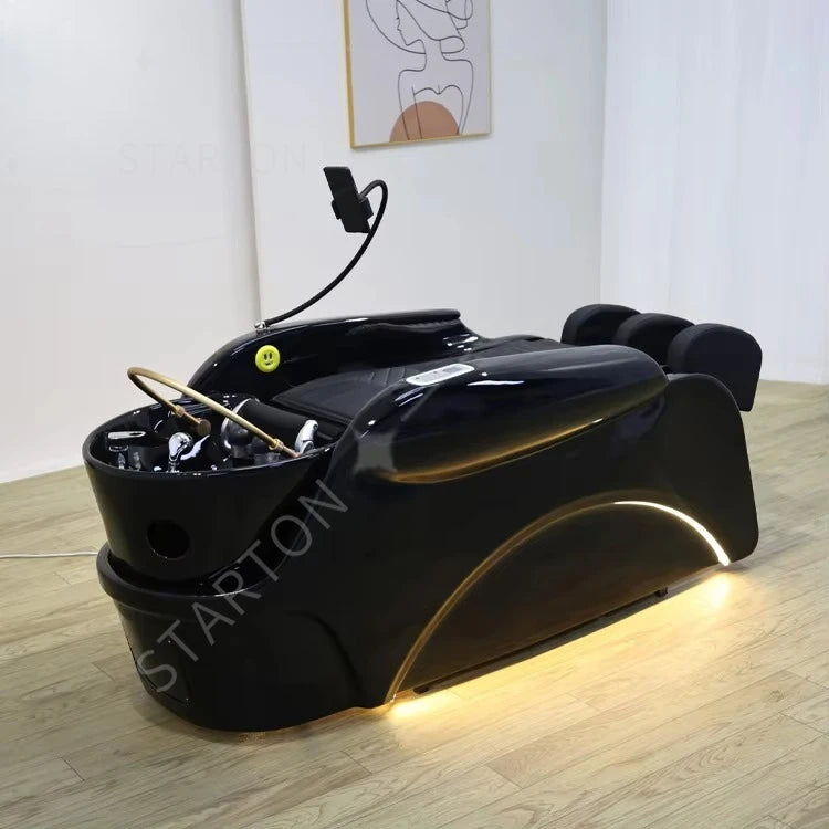 Widened Version Electric Spa Head Water Circulation Shampoo Bed Hair Washing Massage Bed for Hair Salon