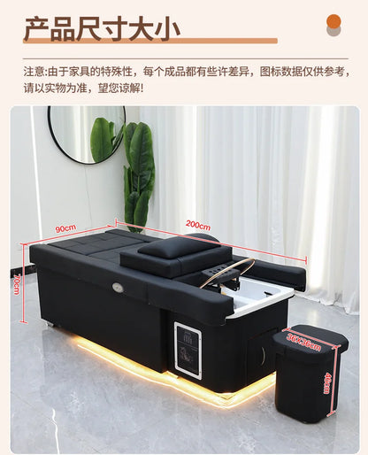 CZ  Electric Adjustable Foot Spa Beauty Shampoo Bed Massage Foot Soak Automatic Up and Down Foot Bath Health Salon