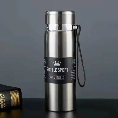 Bouteille d'eau thermique de 1000ml en acier inoxydable pour café et thé