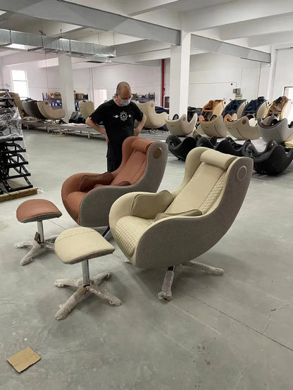 4D Elektrischer Luxus-Büro-Massagesessel Büromöbel Bürostuhl Ergonomische Massage und beheizter 2023 SL Track