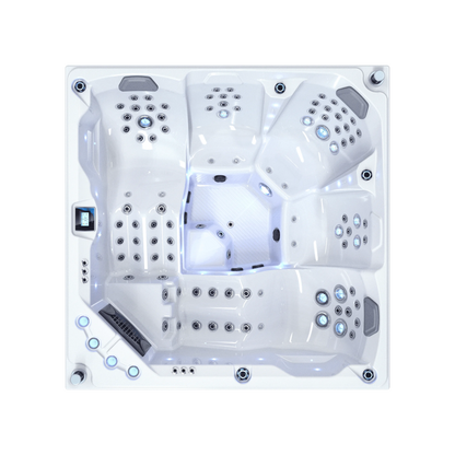 5 Personen Hydrotherapie Badewanne Whirlpool Massage Außenwhirlpool