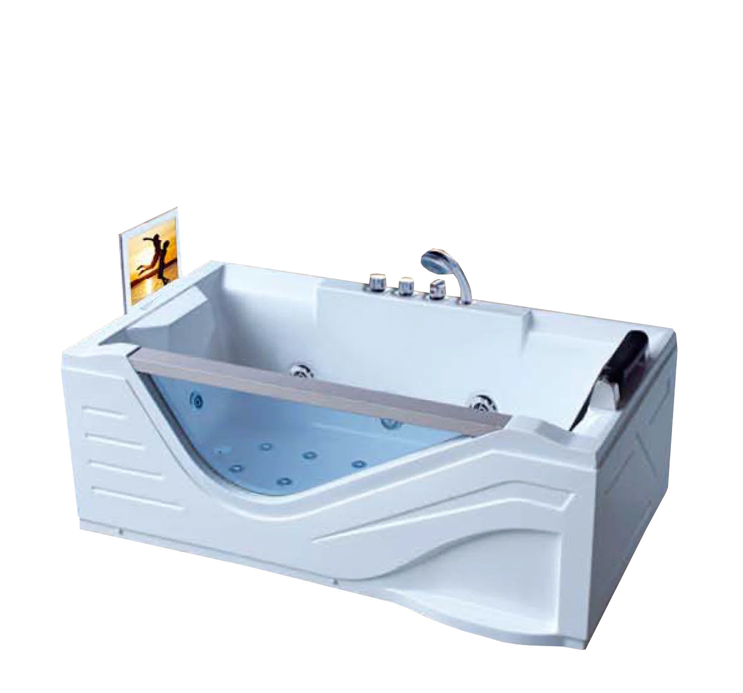 6072 Kit Whirlpool-Jacuzzi-Preise Einzelbadewannen mit Hydrotherapie-Spa Yacuzzi Eisbadewannen