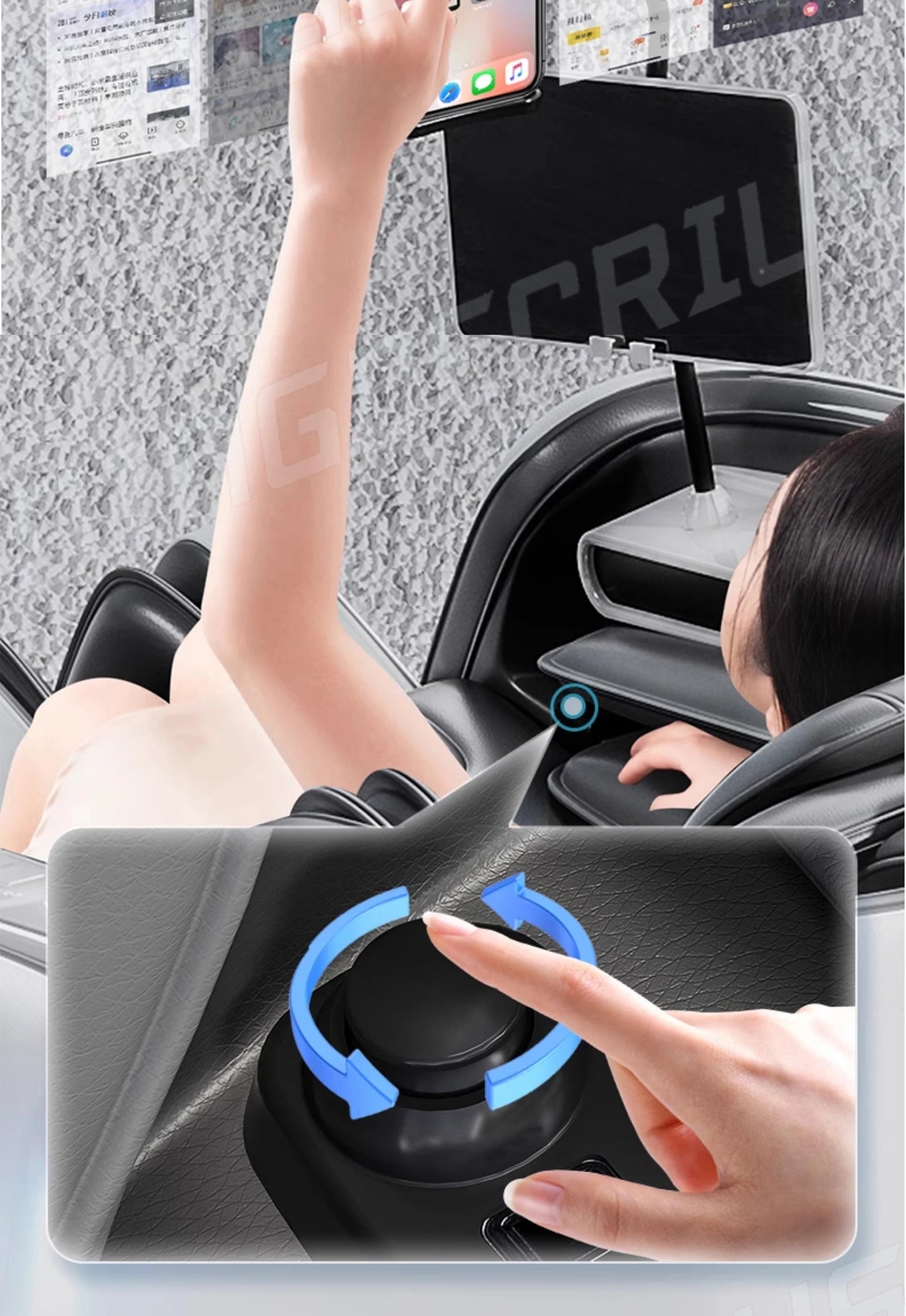 Luxury 4D SL Track 3D Zero Gravity Massage Chair Modern High End Electric Dual Core Zero Gravity Full Body  Massage Chair