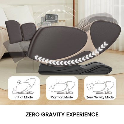 BS06New Design Remote Control Electric Luxury AI Voice Heating Full Body Home Massage Chair with Vibration and Musical Function