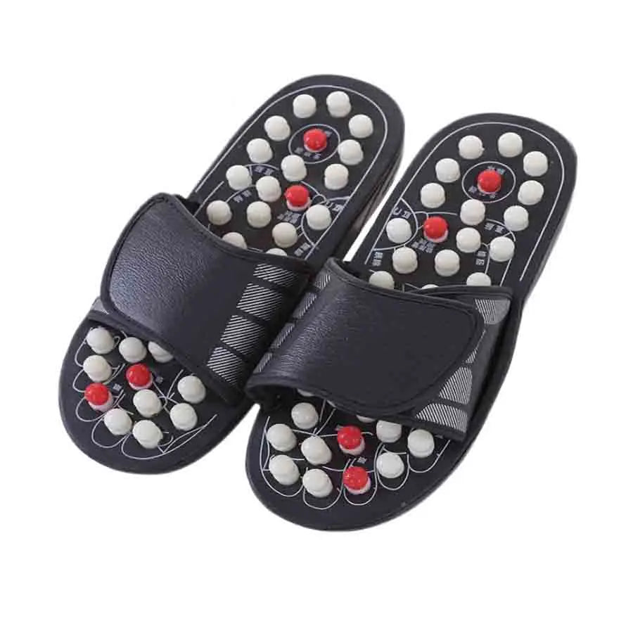 Feet Massage Slippers Foot Reflexology Acupuncture Therapy Massager Walk Stone Shoes Acupuncture Cobblestone Massageador Sandal