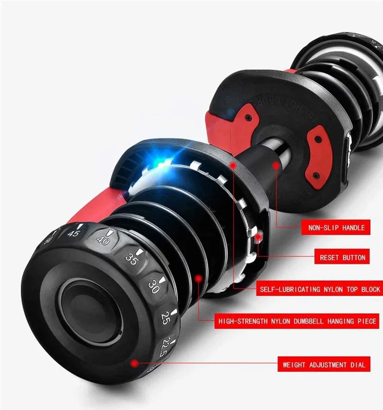 In Stock Home Gym Multi-function Cast Iron Dumbbells 24kg 40kg 52.5lbs 90 Lbs Adjustable Dumbbell Set