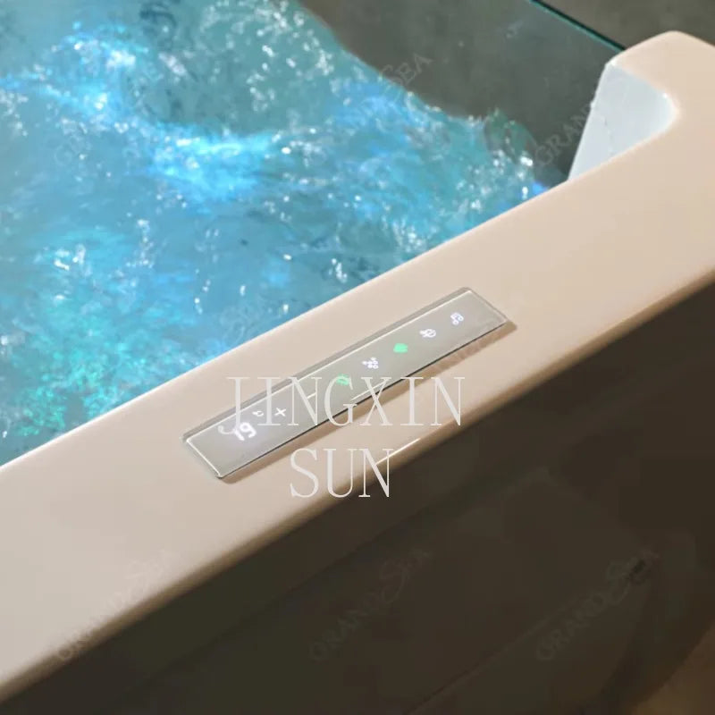 swimming tub Free-standing bubble tub Spa equipment Children's baby tub with thermometer