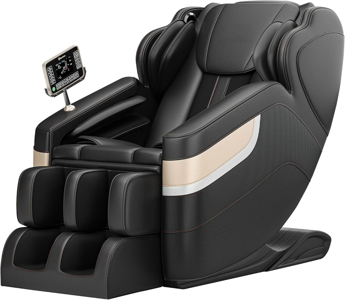 Ganzkörper-Massagesessel, Zero Gravity Massagesessel mit 6 Automatikmodi, Ganzkörper-Airbags, Bluetooth, Passend für das Büro