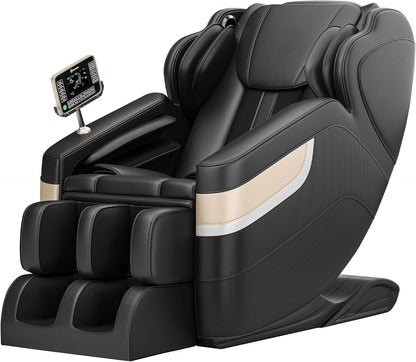 Ganzkörper-Massagesessel, Zero Gravity Massagesessel mit 6 Automatikmodi, Ganzkörper-Airbags, Bluetooth, Passend für das Büro