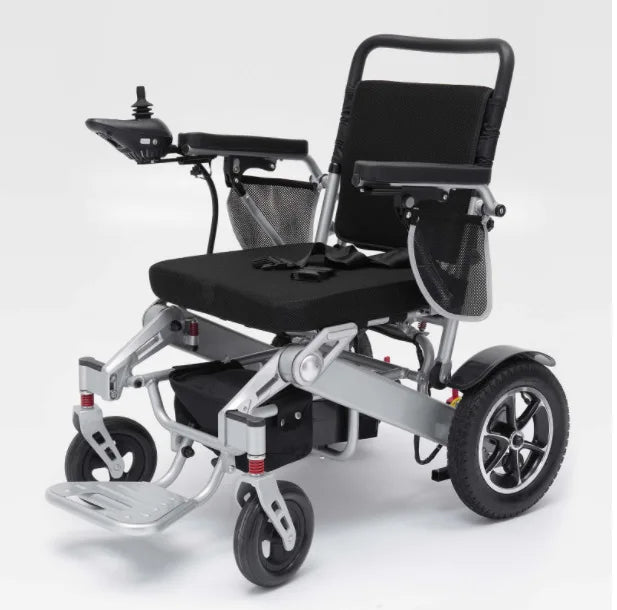 Leichter Elektrorollstuhl aus Aluminiumlegierung, faltbarer Lithiumbatterie-Invalidenroller