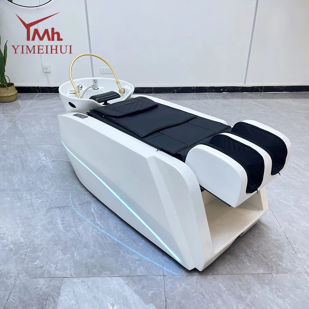 Japanese Head Spa Hair Washing Massage Bed Station Massage bed With Steam SPA Head Water Therapy