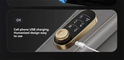 Dual-Core 6D+6D Massagesessel Ganzkörper-Schwerelosigkeits-Massagesessel mit Heizung Tiefenentspannungs-Massagesessel