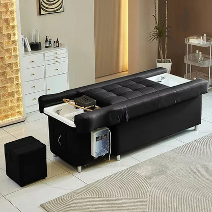 Cross-border Salon Head Spa Back Lift Foot Care Hair Washing Chair Table Thai Massage Pedicure Shampoo Bed