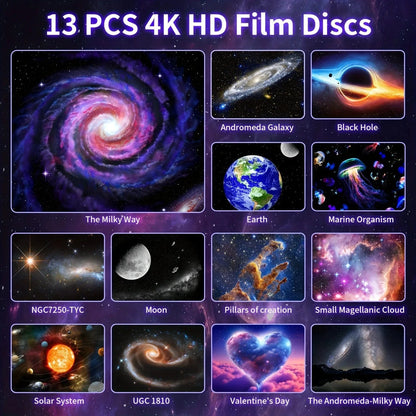 13-in-1 Galaxy Star Projector  Ultra-Clear with Meteor Effect