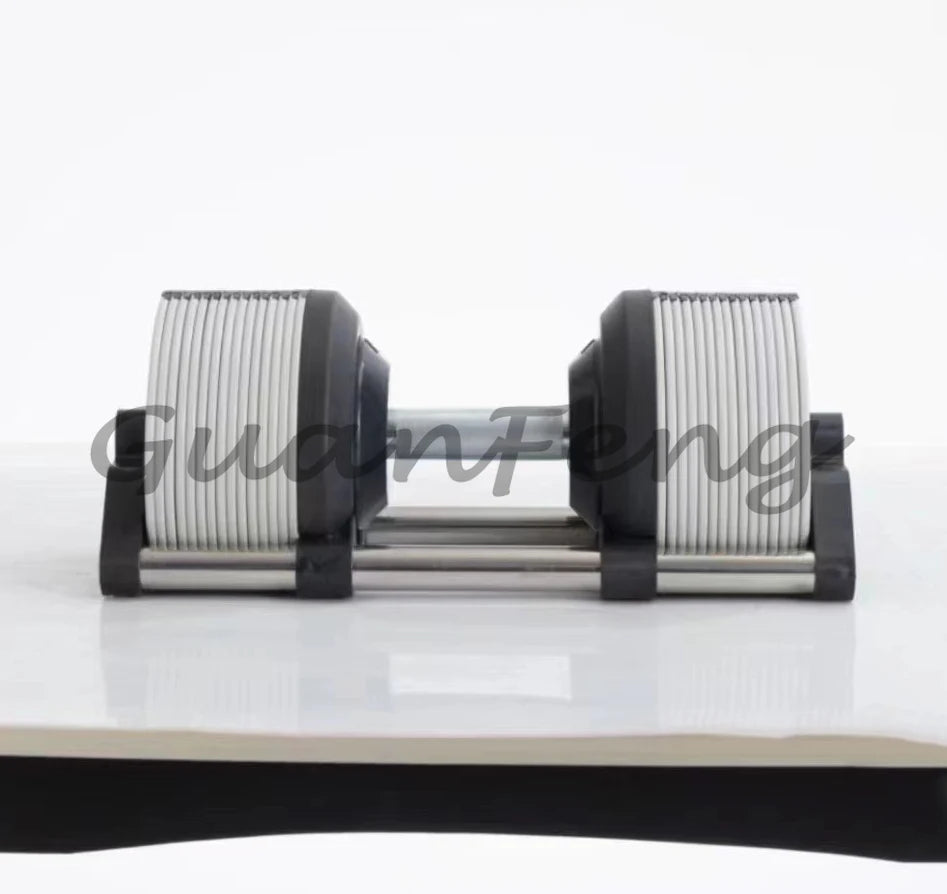 for2024 New Arrivals OEM 2.2LB Increments Adjustable Dumbbell 70LB 80LB Free Weights Gym Dumbbells Set