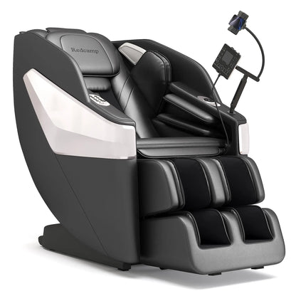 SL Track 3D Massage Chair with Body Scan, Zero Gravity Shiatsu Massager Chair with Heat, Foot Roller, Bluetooth for Home Office