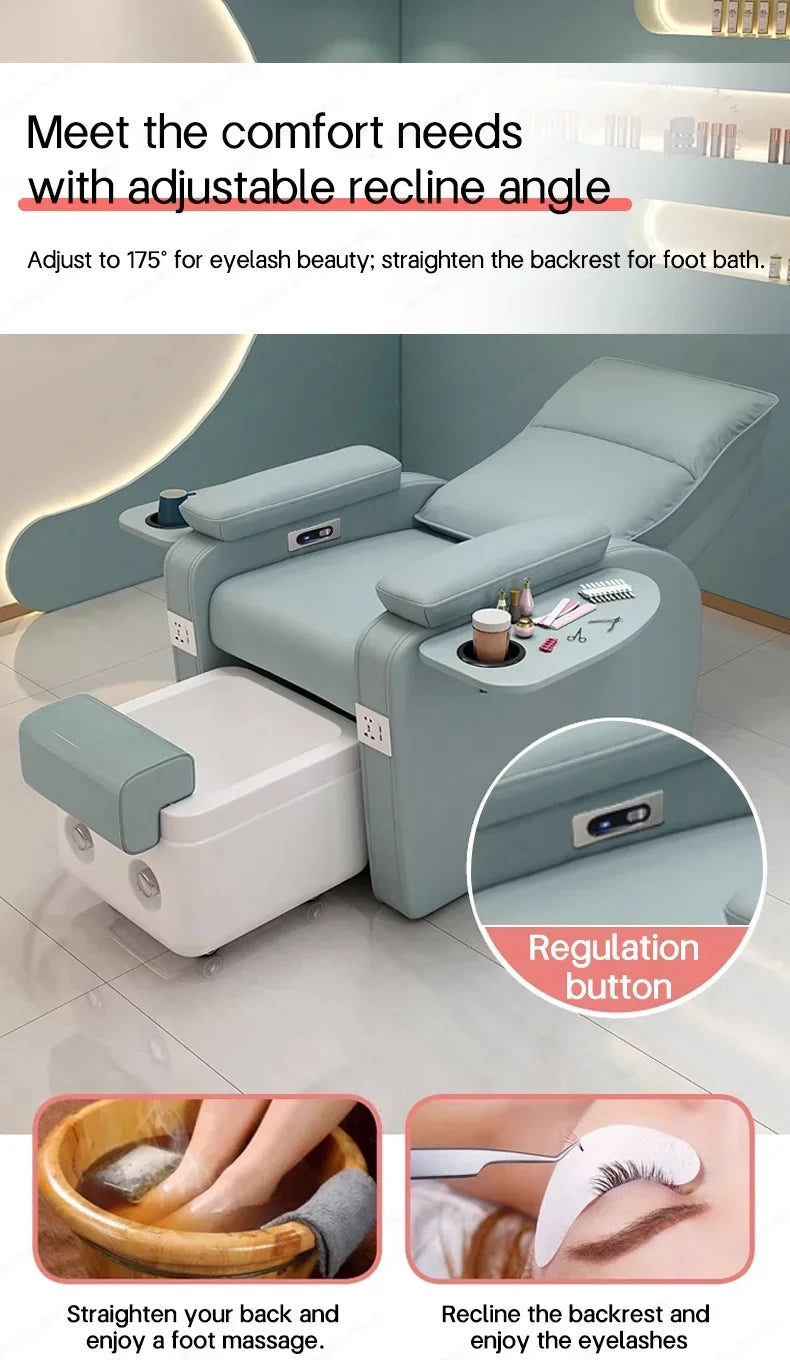 XinSheng Fußbad Nagelstuhl Pedikürestühle Salon SPA Fußmassage Maniküre Möbel Sofa Material Rückenlehne Elektrische Hebefunktion2026