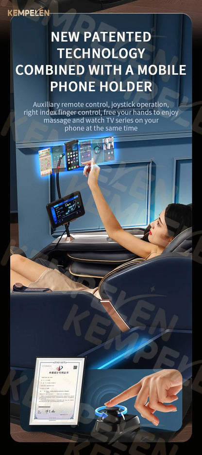 Dual-Core 4D All-in-One Massage Chair | Full Body SL Track & Zero Gravity | Advanced Leg & Foot Comfort