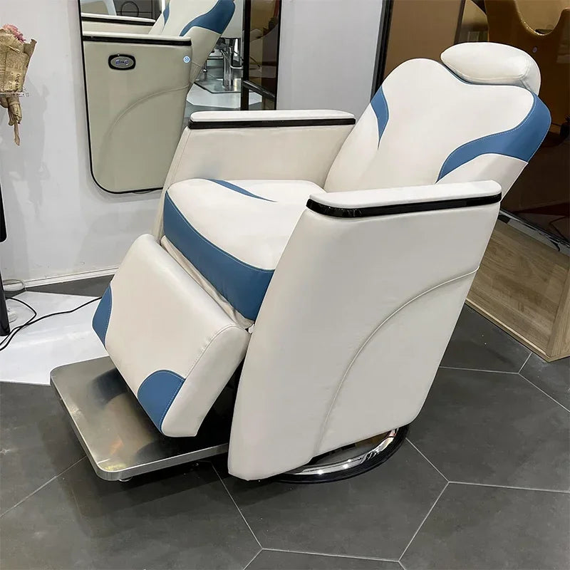 Kopftherapie Elektrischer Schönheits-Haarstuhl Multifunktionaler Augenbrauenrasier- und Ablagestuhl Physiotherapie Gesundheitsstuhl