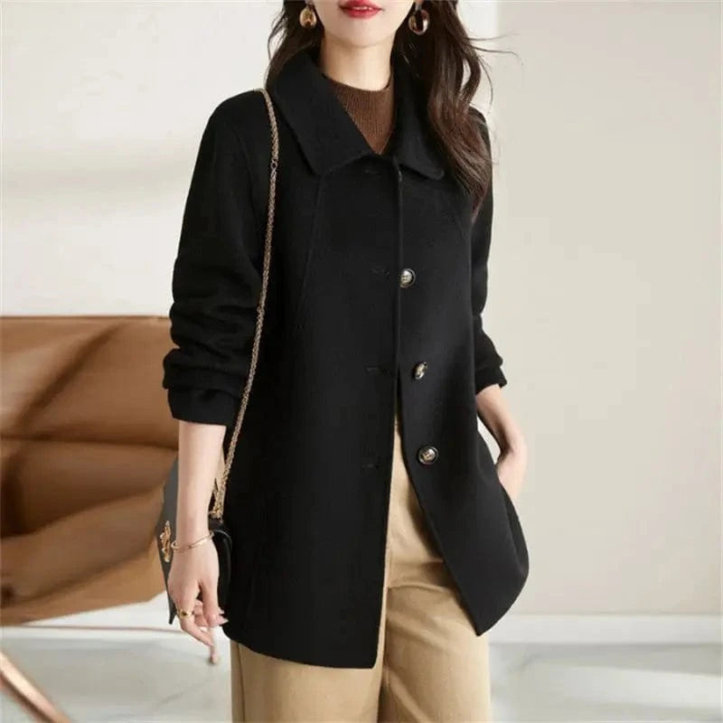 2025 Trendy Women’s Wool Blend Long Coat – Casual, Elegant &amp; Affordable Outerwear