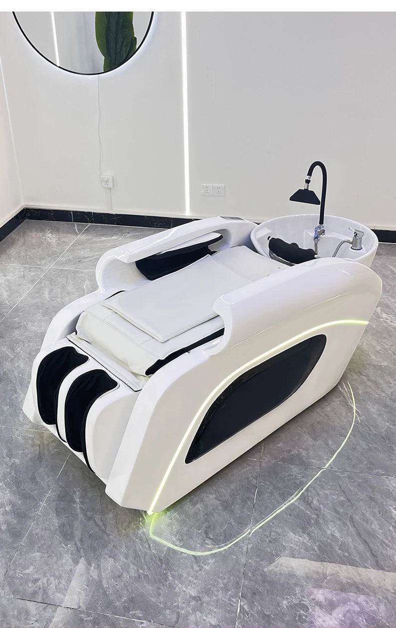 Head Spa Bed Massage Therapy Hair Shampoo Washing Electric Luxury Head Spa Beds