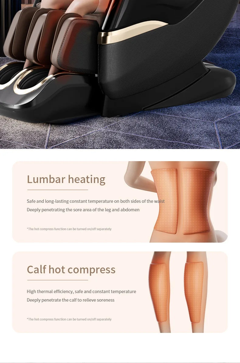 Cross-border wholesale massage chair English household multi-function voice space capsule full body electric massage sofa chair