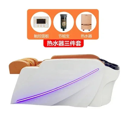 M178 Automatisches intelligentes elektrisches Massage-Shampoo-Bett für Friseursalons, spezielles Wasserzirkulations-Haarpflegebett
