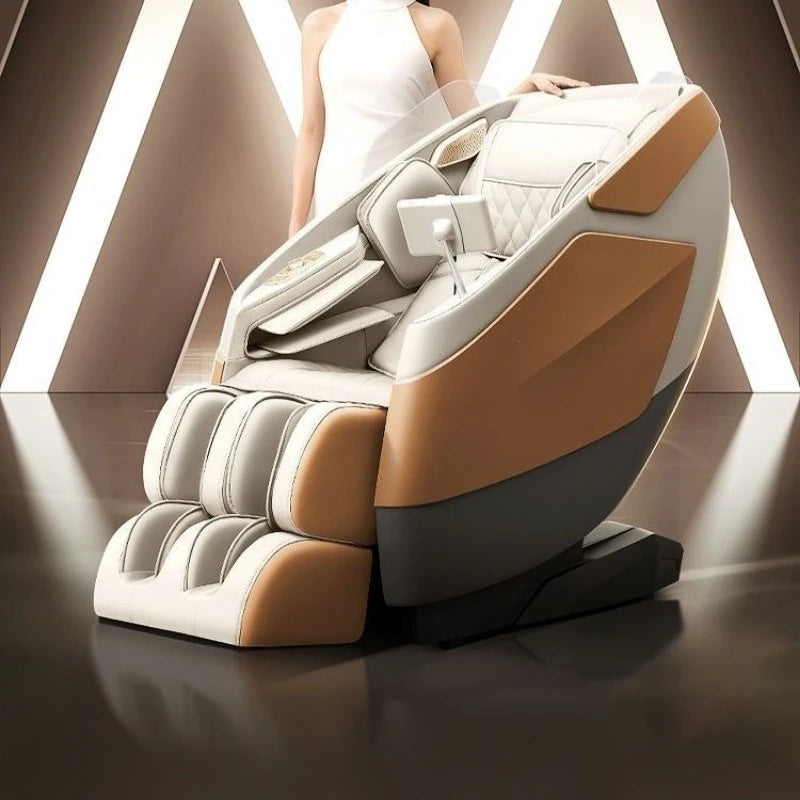 Ganzkörper-Massagesessel, Home Smart, Luxus, multifunktional, Relaxsessel, verstellbar, automatisch, Shiatsu, Entspannungstherapie, Design