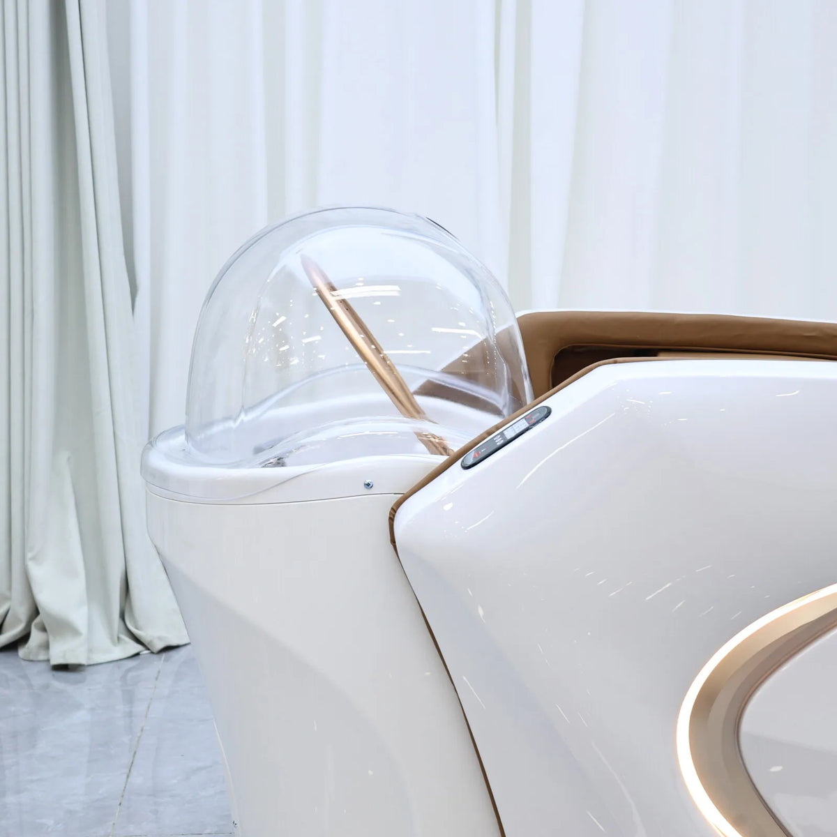 Friseur-Waschbecken für anspruchsvolle Gegenden, elektrisches Massagebett, Haarwaschbecken, Shampoo-Waschbecken, High-End-Friseursalon-Möbel
