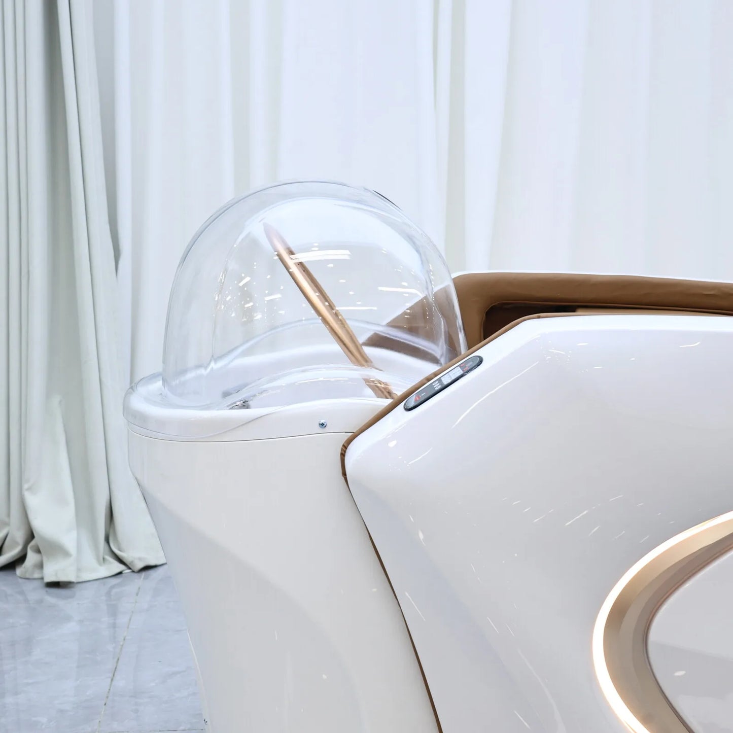 Friseur-Waschbecken für anspruchsvolle Gegenden, elektrisches Massagebett, Haarwaschbecken, Shampoo-Waschbecken, High-End-Friseursalon-Möbel