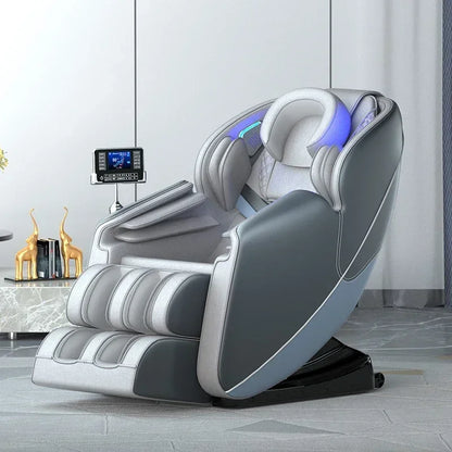 Luxus-Weltraumkapseln PU-Leder 8D-Festpunkt Intelligenter bester Ganzkörper-Massagesessel mit Musikfunktion und Körpergesundheitspflege