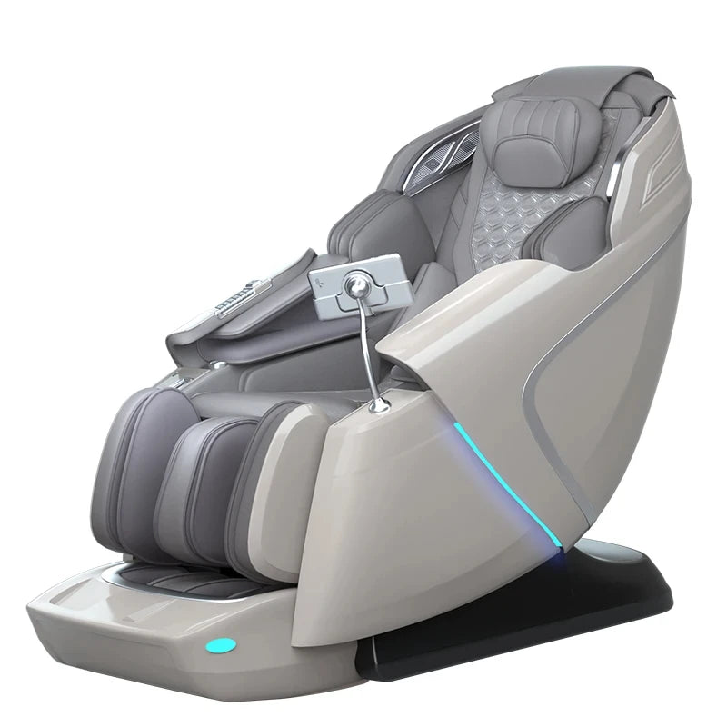 4D Zero Gravity Massage Chair with SL-Track/AirBag & 3D Body Scan - Dual Core Electric Recliner Sofa for Home Office