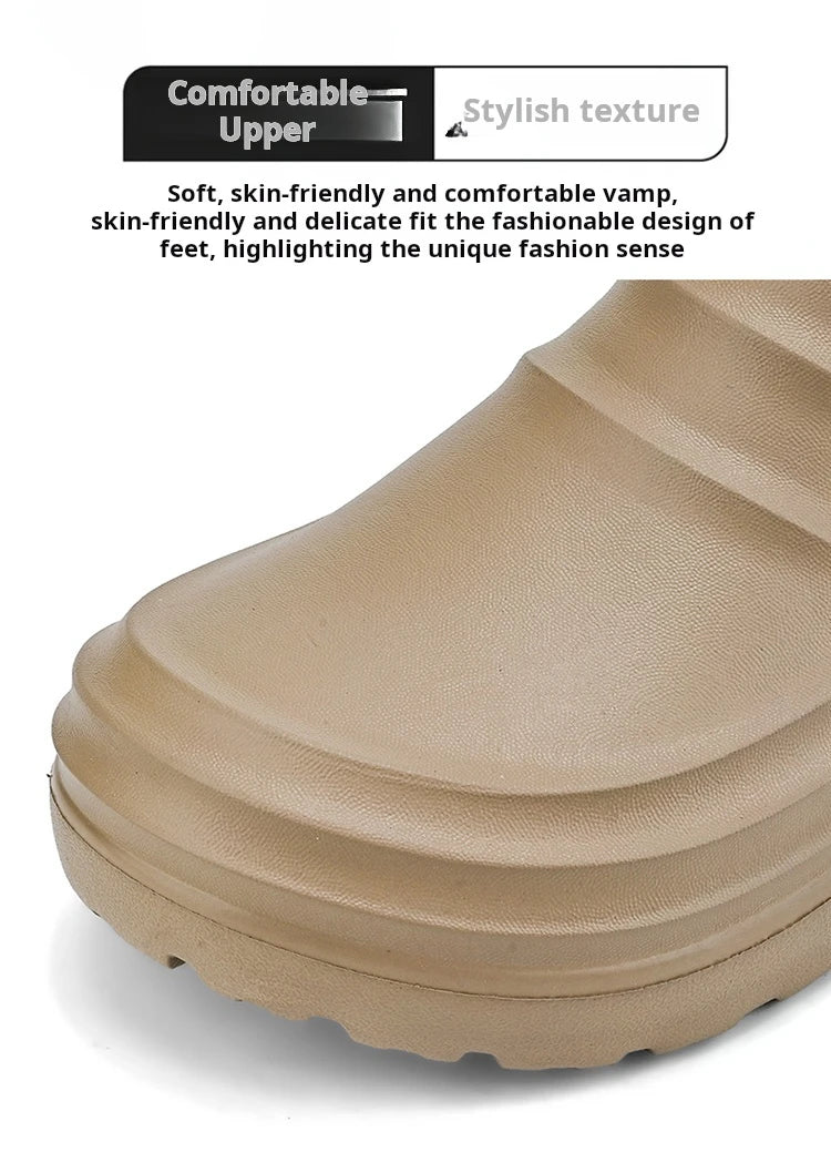 Summer Chef Shoes Anti Slip and Oil Proof Work Shoes Lazy Slippers  Casual Trendy Slippers One Step Fashion Shoes Sports Shoes