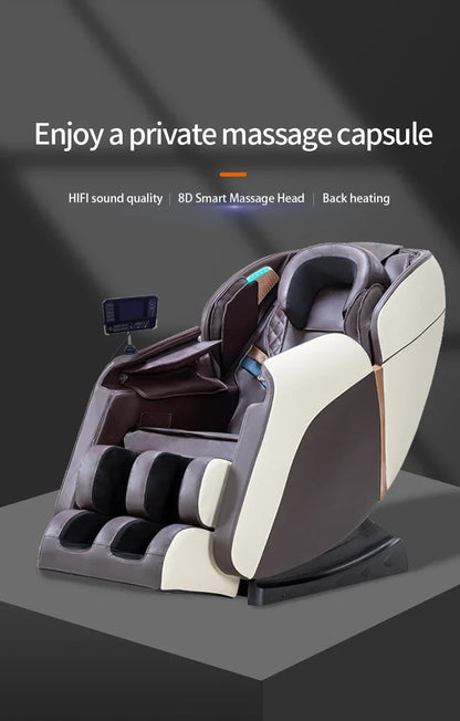 Factory Wholesale High Quality Cheap 3D 4D 8D Full Body Zero Gravity Home Use Massage Chair With Foot Massage