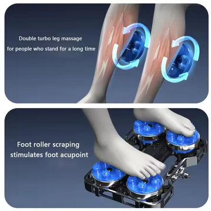 Home Use Smart Automatic Full Body SL Track Massage Chair with 3D Robot Arm Body Manipulator Long Rail PU Leather Material