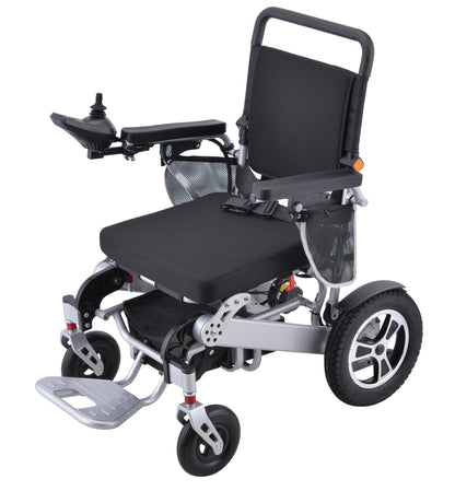 -Health Care Supply Shock Absorption Disabled Portable Wheelchair Folding Lightweight Aluminum Auto-folding Electric Wheelchair