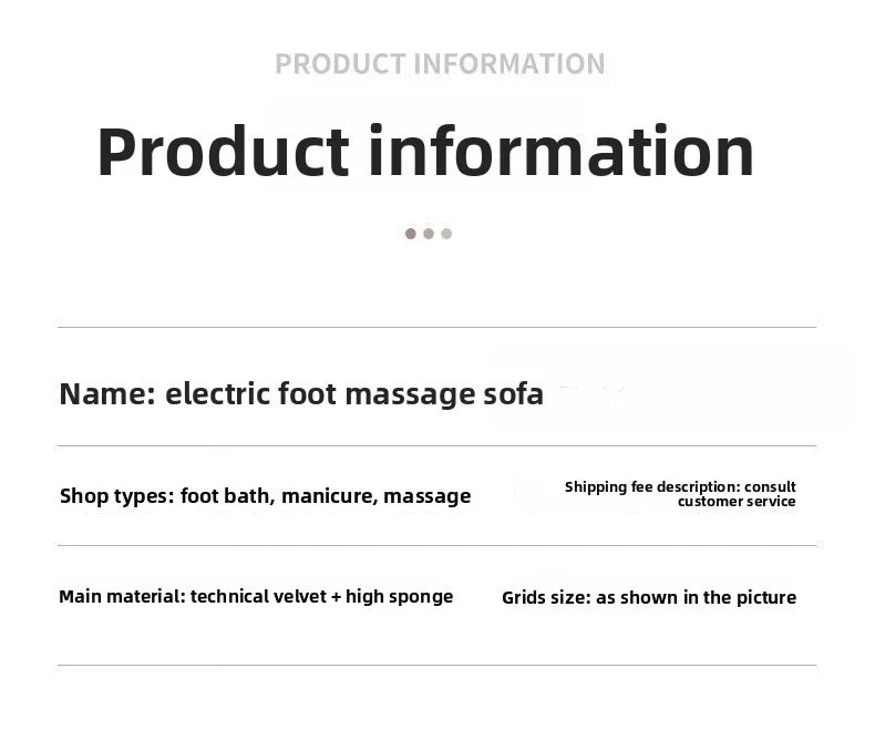 Foot massage sofa High-end electric bath bed Foot massage shop soaking and foot washing  Pedicure reclining