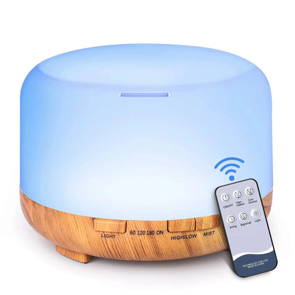 500ML Essential Oil Diffuser & Humidifier – Ultrasonic Diffuser with Auto Shut-Off