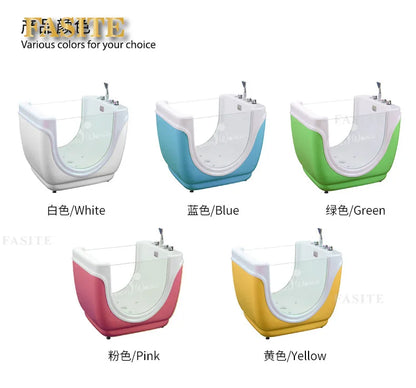 Cross-border acrylic children's baby pool infant thermostatic doll bathtub