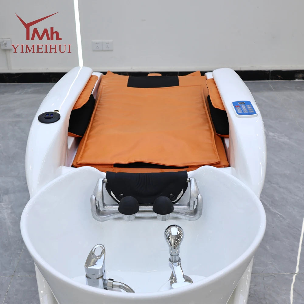 Japanisches Head Spa Salon Equipment Bett Elektrisches Massage-Head-Spa-Therapie-Shampoo-Massagebett