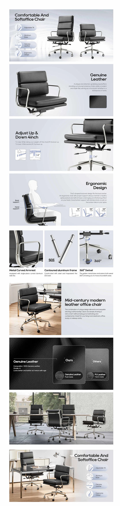 Bürostühle Ergonomischer Bürostuhl Netzrücken Lendenwirbelstütze Hochklappbare Armlehnen Neigbar Höhenverstellbar für Home Office Schreibtisch