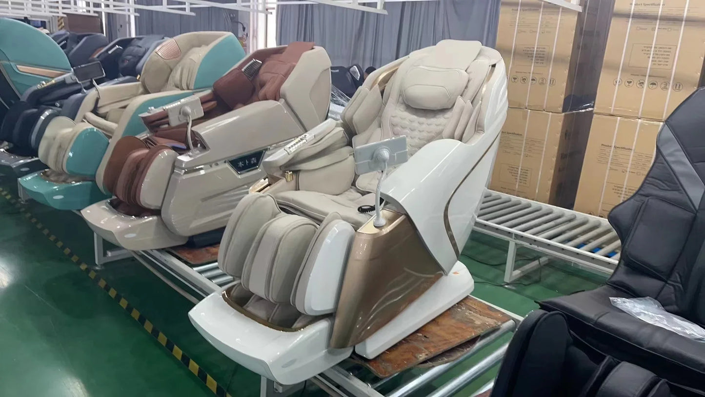 Factory Wholesale High Quality Cheap 3D 4D 8D Full Body Zero Gravity Home Use Massage Chair With Foot Massage