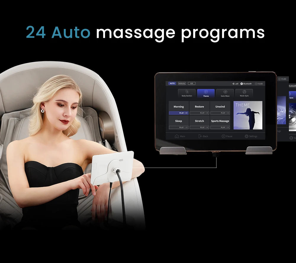 MSTAR Japanischer Luxus-Elektrischer 4D Zero Gravity Ganzkörper-Airbags Massagesessel Preis