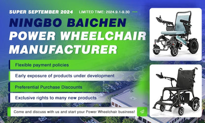 Rollstuhl für häusliche Pflege, lange Reichweite, Aluminiumrahmen, faltbar, tragbar, elektrischer Rollstuhl für Behinderte zu verkaufen