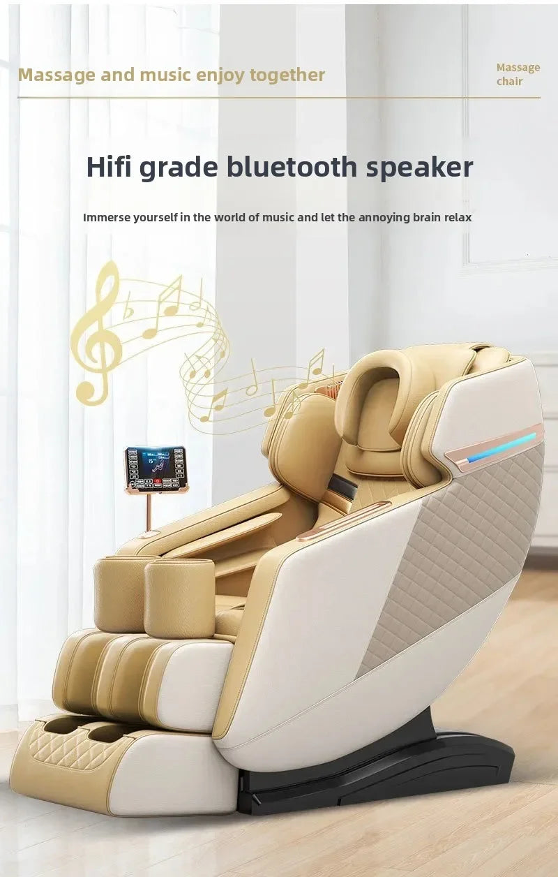 Electric Full Body Massage Chair, AI Voice Function for Salon Andhouse Party, Luxury Edition Comfort Zero Gravity