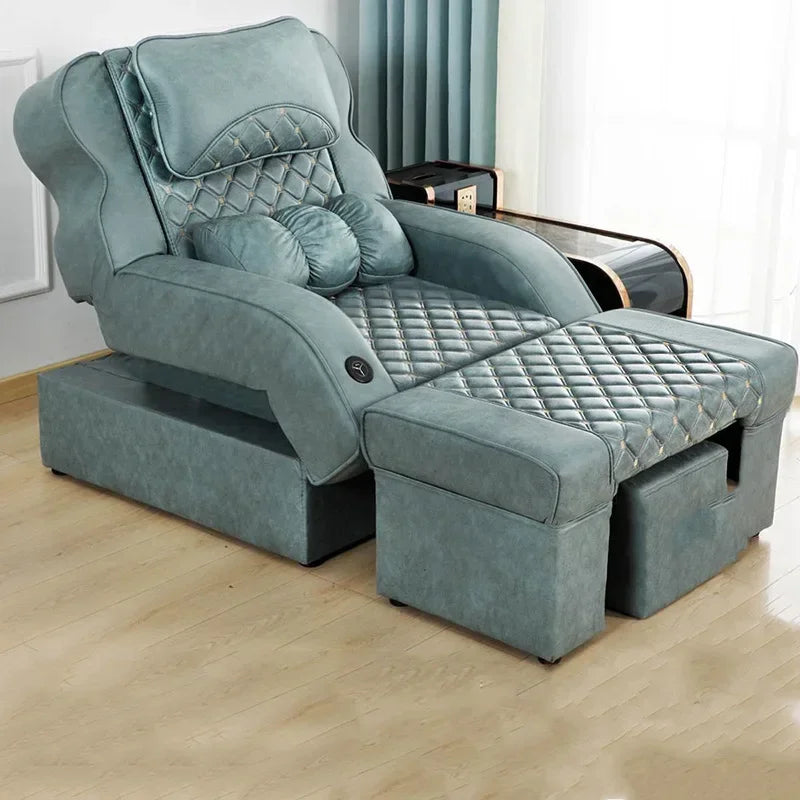 Fuß-Spa Tragbarer elektrischer Relaxsessel Sofa Stuhl Nagel Pediküre Silla Maniküre Salonmöbel